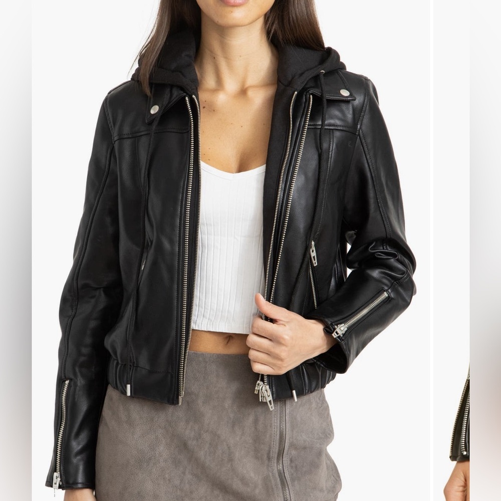 Faux leather jacket from Nordstrom Sz M